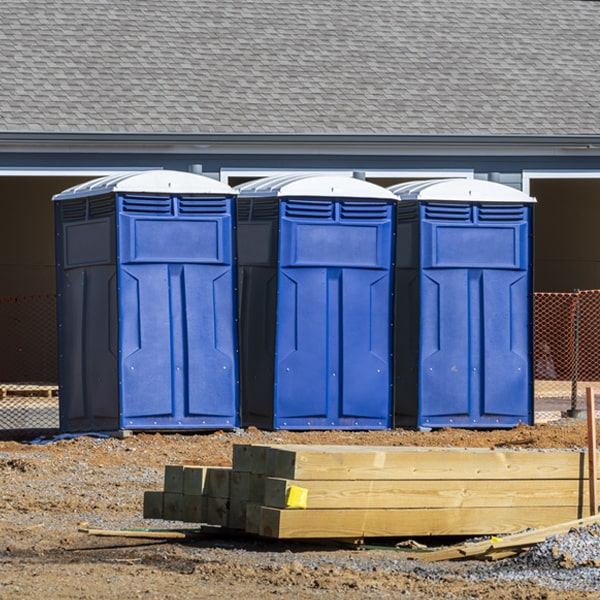 do you offer hand sanitizer dispensers inside the porta potties in East Jewett